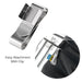 Stainless Steel Magnetic Pool Cue Chalk Holder - Essential Gear for Cue Players