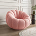 Versatile Rotating Pumpkin Plush Chair - Stylish Lounge Seating for Modern Spaces