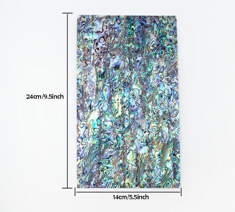 Luminous Iridescent Abalone Celluloid Guitar Head Veneer Sheet for Luthiers - 1PC Inlay Strips