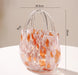 Elegant Bag-Inspired Glass Vase for Stylish Home Decor and Plant Display