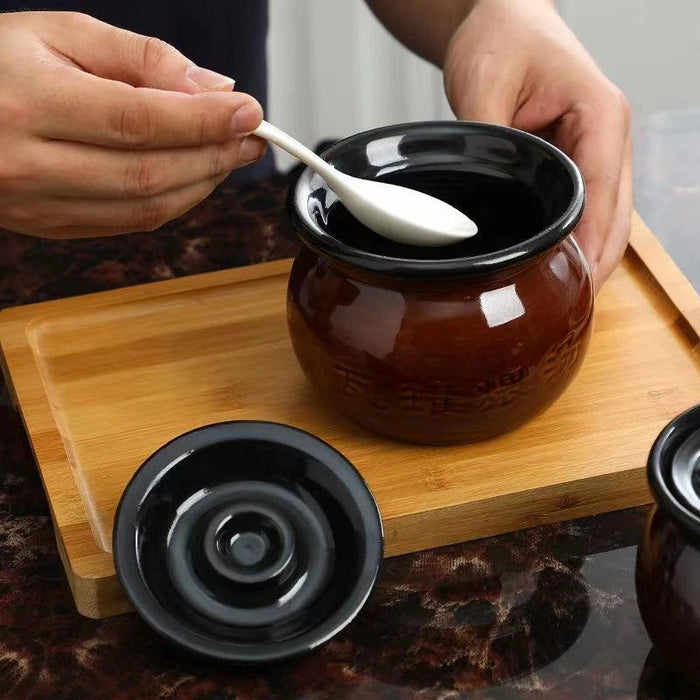 Elevate Your Culinary Creations with this Ceramic Clay Pot Set