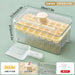 30-Grid Push-Button Ice Cube Tray - BPA-Free Lidded Mold for Quick Ice Release