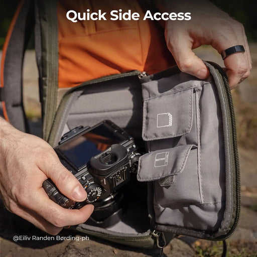 Adventure Camera Backpack with Tripod Holder and Rain Cover