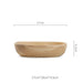 Large Japanese Wooden Nautical Bowl for Salad and Fruit - Elegant Heat-Resistant Tableware