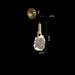 Elegant Nordic Copper Water Droplet Crystal LED Wall Sconce - Modern Lighting Fixture