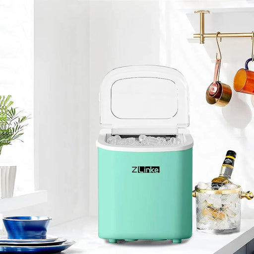 Rapid Ice Maker Machine, Nugget Ice 26lbs/Day, Compact & Portable (Green) | USA | NEW