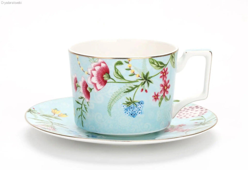 Elegant 330ml Premium Bone China Tea and Coffee Mugs