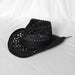 Lake Blue Western Cowboy Straw Hat Unisex with Adjustable Size