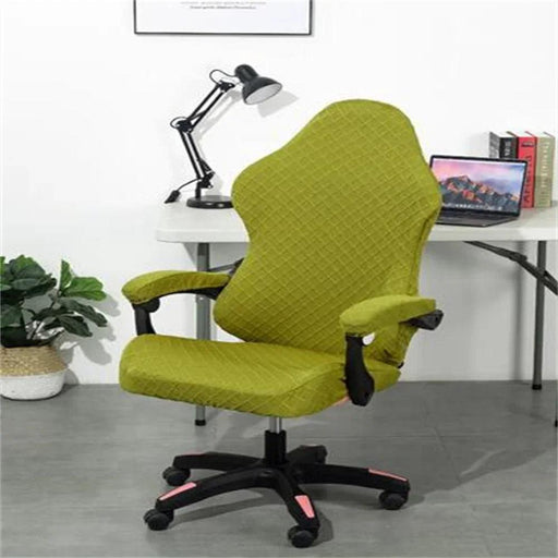 High Back Elastic Chair Cover for Office and Living Room