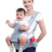 Multifunctional Ergonomic Baby Carrier with Hipseat and Kangaroo Wrap for Infants and Toddlers