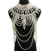 Pearl Elegance Choker and Body Chain Set