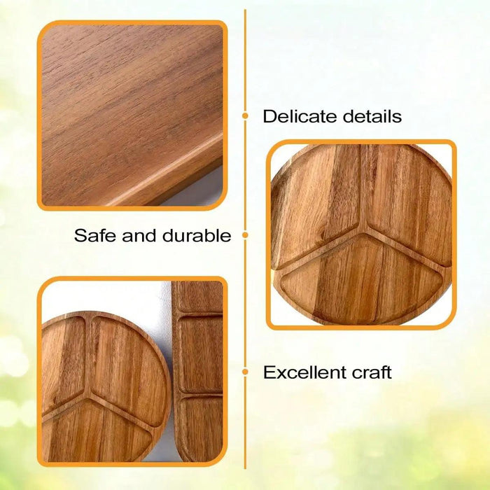 Versatile Acacia Wood Serving Tray for Entertaining and Home Style