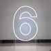 Customizable Neon LED Number Sign Set - Illuminated Decor for Events and Home