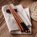 Wooden Chopsticks Set - Premium 10 Pairs for Asian Dining Experience