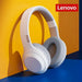 Lenovo TH10 Wireless ANC Stereo Headphones with Powerful Bass and Sweat-Resistant Design