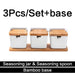 Chic European Ceramic Spice Storage Set with Salt Box & Condiment Organizer