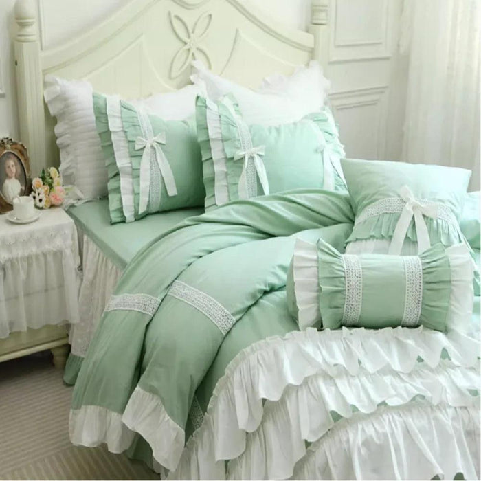 Royal French Korean Cotton Bedding Ensemble