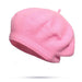 Elegant Wool Beret - Classic Winter Accessory for Women and Teens