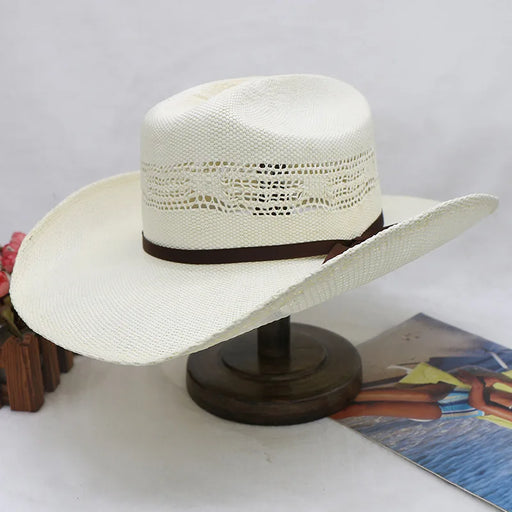 Handcrafted Stiff Cowboy Hat: Essential Summer Accessory for Men’s Wild West Fashion