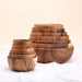 Acacia Wood Bowl Collection – Stylish Serving Solutions for Salads, Soups, and Fruits