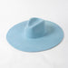 Wide Brim Wool Felt Fedora Hat for Men and Women