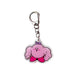 Cute Pink Kirby Keychain with Waddle Dee Doo Design - Perfect Gift for Kids and Anime Fans