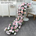 Luxury 2m Floral Table Runner for Weddings - Stunning Artificial Flower Decor and Arch Arrangement