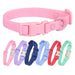 Personalized Waterproof PVC Dog Collar with Engraving Options