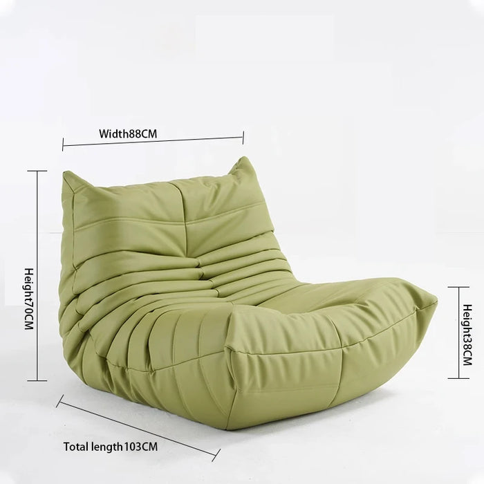 Caterpillar Relaxation Sofa - Stylish Single Lounge Chair for Any Space