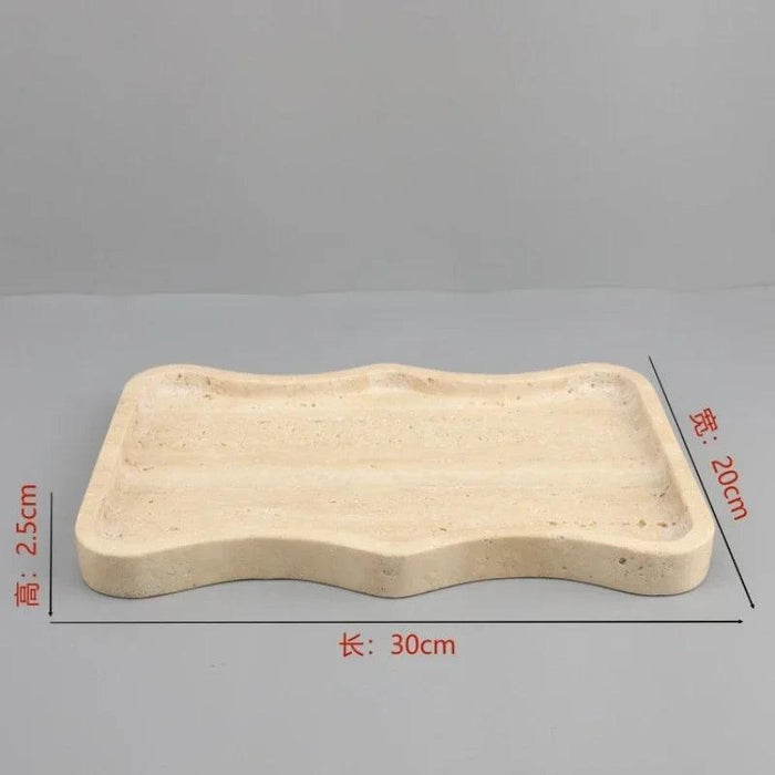 Scandinavian Elegance Marble Serving Tray Collection