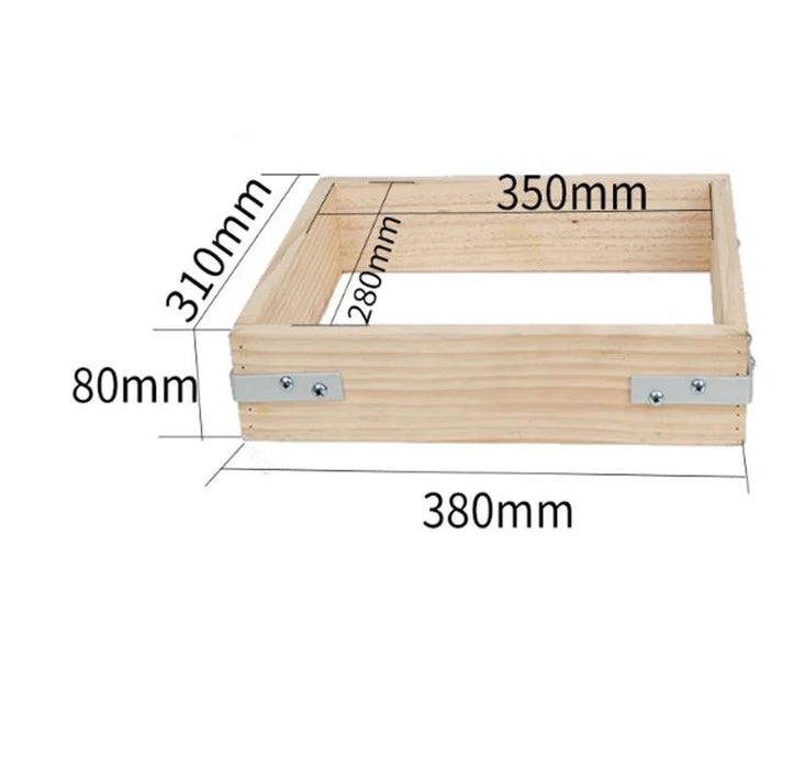 Elegant Honeycomb Cake Decorating Set with Wooden Display Stand - Ideal for Bakers and Cake Lovers