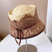 Japanese-Inspired Lace-Adorned Fisherman's Hat