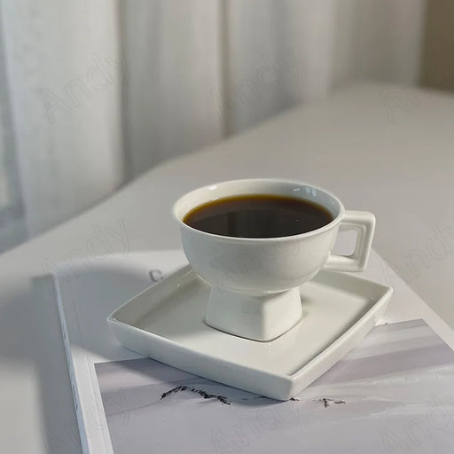 Sophisticated European Ceramic Mug Set for Modern Home and Office