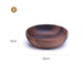 Elegant Rustic Wooden Bowl for Serving Salads and Fruits