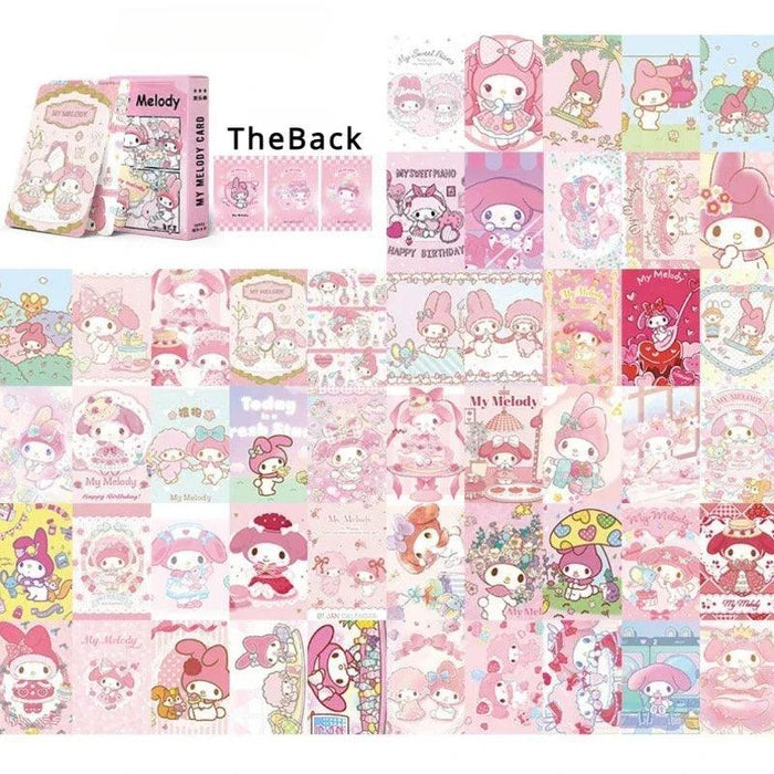 Whimsical Sanrio Characters Laser Photo Card Collection - Dreamy Wonderland Edition