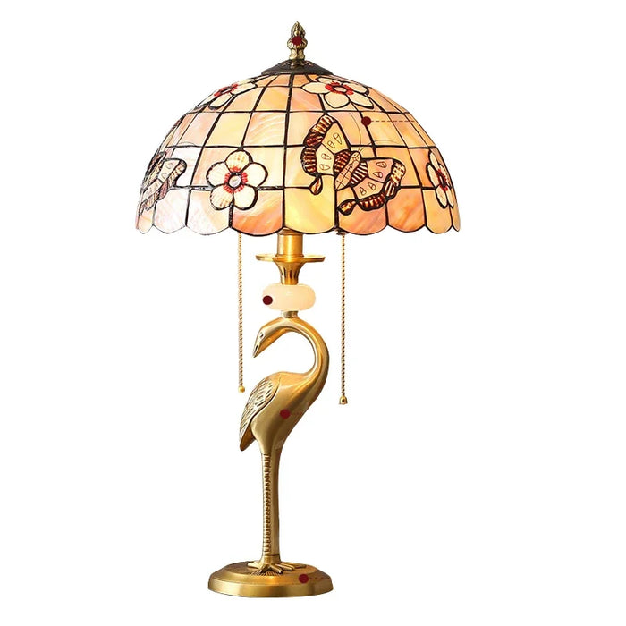 Vintage-Inspired Brass LED Table Lamp: A Timeless Lighting Masterpiece