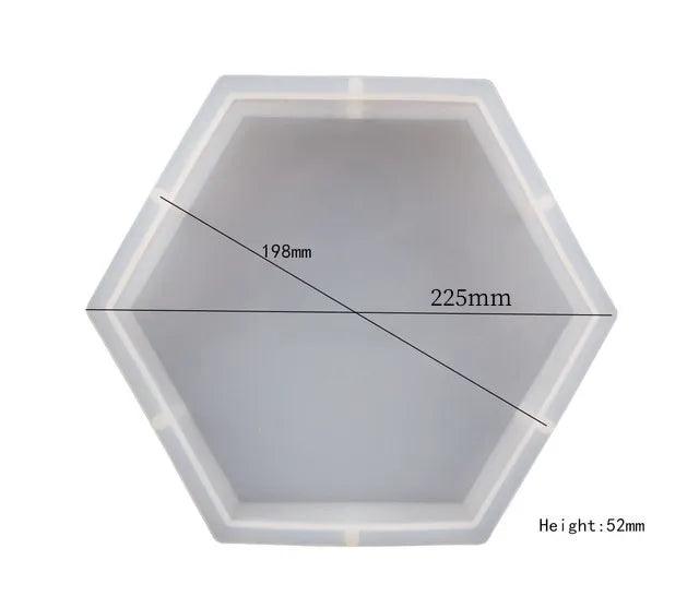 DIY Crystal Silicone Resin Molds – Large Cube, Heart, Round, and Rectangular Geometry Molds for Resin Casting