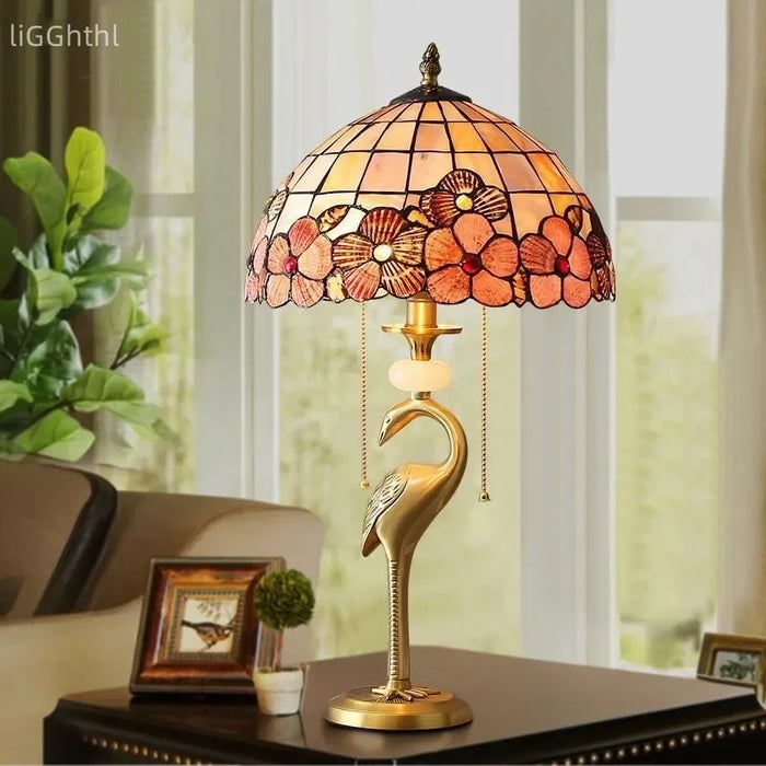 Vintage-Inspired Brass LED Table Lamp: A Timeless Lighting Masterpiece