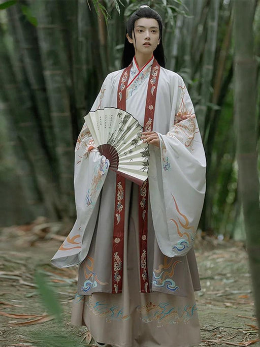 Elegant Tang Dynasty Swordsman Hanfu Outfit - Men's Cultural Performance and Cosplay Costume