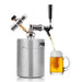 Ultimate Craft Beer Mini Keg Dispenser - Portable Stainless Steel Home Brewing System