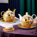 Regal Elegance: European Aristocracy Inspired Fine Bone China Tea Set with Exquisite Lady's Portrait