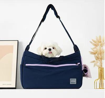 Stylish Crossbody Pet Carrier Bag for Small to Medium Dogs - Your Perfect Travel Buddy with Versatile Carrying Options