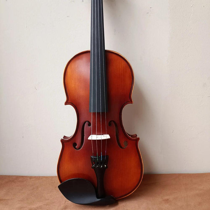 Beginner's Full-Size Handmade Matte Maple Violin Starter Kit