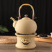 Artisan Clay Tea Set with Classic Kettle and Kung Fu Teapot for Elegant Brewing