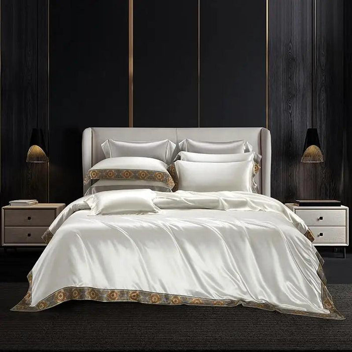 Mulberry Silk & Bamboo 4-Piece Bedding Set