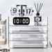 Transparent Acrylic A4 File Storage Organizer - Stackable Desktop Rack for Papers and Magazines