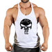 Men's Y-Back Sleeveless Gym Tank - Essential Workout Vest for Bodybuilders and Lifters