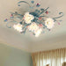 Whimsical Blossom Illuminating Chandelier for Romantic Interiors and Celebratory Events