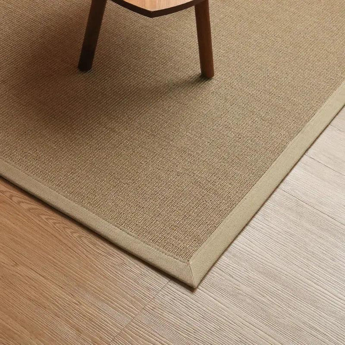 Vintage Chinese-Inspired 100% Sisal Tatami Floor Mat - Elegant 200x300cm Rug for Living Room, Bedroom, and Tea Table