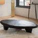 Contemporary Irregular Wood Low Table for Stylish Floor Seating